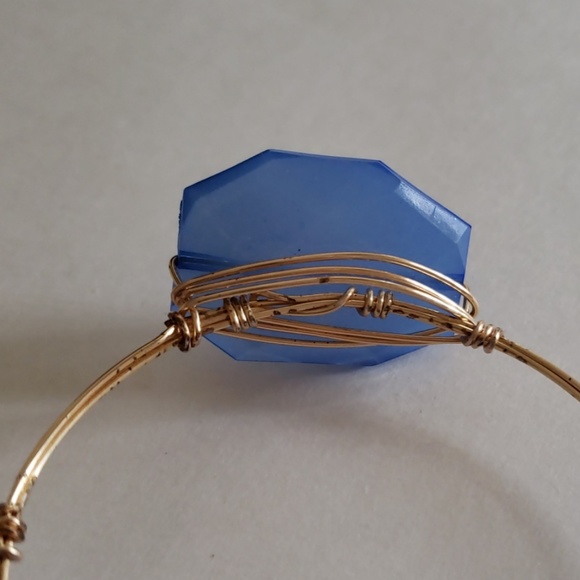 WIre Wrapped Bangle Bracelet - Picture 5 of 8